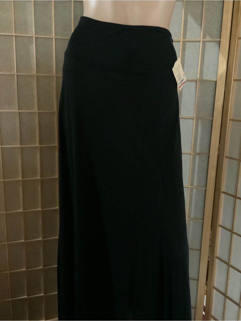 NWT Josephine Chaus Black Maxi Skirt - Flowing A-Line